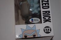 Dan Harmon Signed Rick and Morty WEAPONIZED RICK Funko Pop Figure Beckett COA