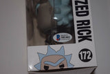 Dan Harmon Signed Rick and Morty WEAPONIZED RICK Funko Pop Figure Beckett COA