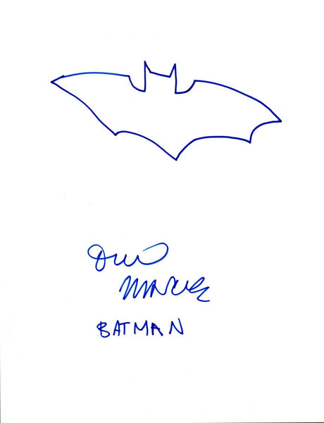 David Mazouz Signed Autographed Hand Drawn Batman Sketch Gotham COA VD