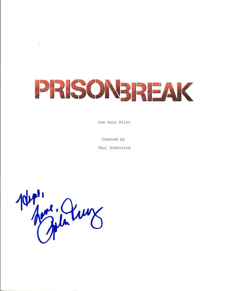 Robin Tunney Signed Autographed PRISON BREAK Pilot Episode Script COA VD