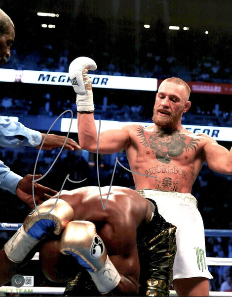 Conor McGregor Signed Autograph 11x14 Photo UFC MMA Boxer Mayweather Beckett COA