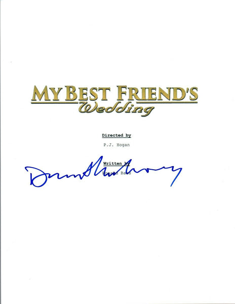 Dermot Mulroney Signed Autographed MY BEST FRIEND'S WEDDING Movie Script COA VD