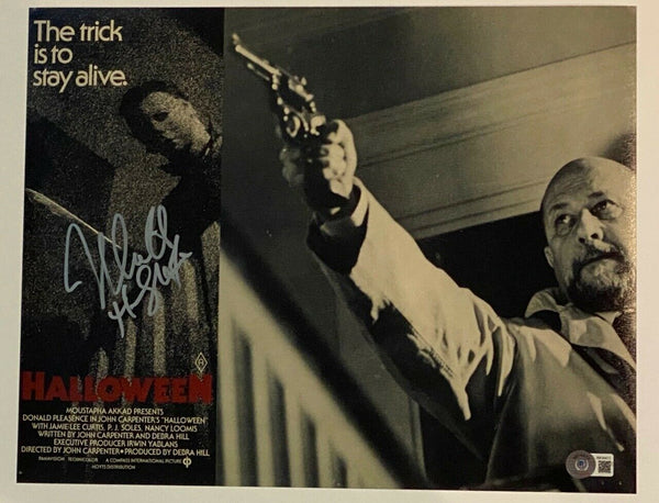Nick Castle Signed Autographed 11x14 Photo Halloween Michael Myers Beckett COA