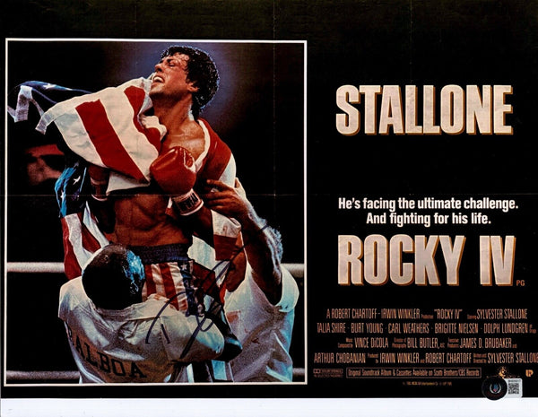 Dolph Lundgren Signed Autographed 11x14 Photo Rocky IV Poster Drago Beckett COA