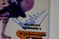 Malcolm McDowell Signed Autograph 11x14 Photo A Clockwork Orange Beckett BAS COA