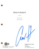 Charlie Hunnam Signed Sons of Anarchy Pilot Script Screenplay Autograph JAX BAS