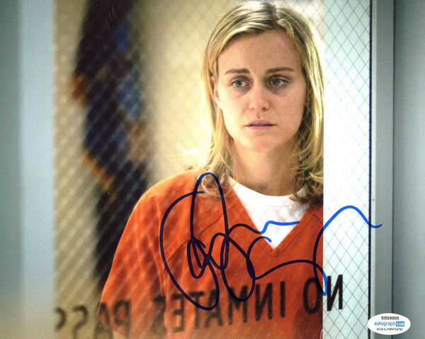 Taylor Schilling Signed Autograph 8x10 Photo Orange Is the New Black ACOA COA