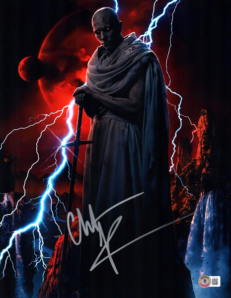 Christian Bale Signed Autograph 11x14 Photo Thor Love and Thunder Gorr BAS COA