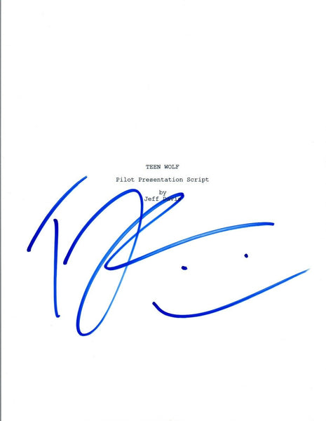 Tyler Posey Signed Autographed TEEN WOLF Pilot Episode Script COA VD