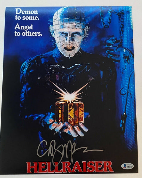 Clive Barker Signed Autograph 11x14 Photo Poster Hellraiser Horror Beckett COA