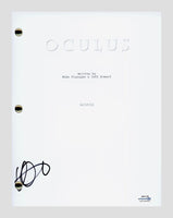 Kate Siegel Signed Autographed Oculus Movie Script Screenplay Horror ACOA COA