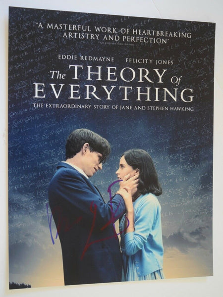 Eddie Redmayne & Felicity Jones Signed 11x14 Photo THE THEORY OF EVERYTHING  VD