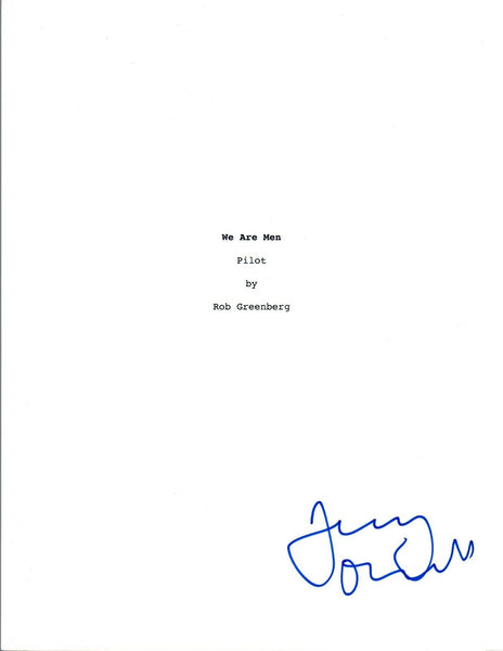 Jerry O'Connell Signed Autographed WE ARE MEN Pilot Episode Script Cover COA VD