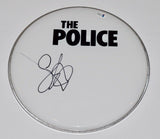Stewart Copeland Signed Autographed 12" Drumhead The Police Beckett BAS COA