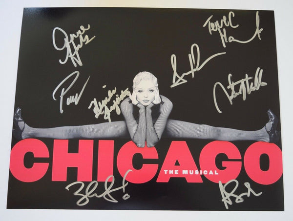 CHICAGO Broadway Cast Signed Autograph 11x14 Photo by Wendy Williams + 7 COA VD
