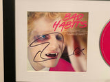 Ed Sheeran Signed Autographed Bad Habits Single Framed CD Display Beckett COA