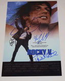 ROCKY V Cast Signed Autographed 11x17 Poster Sylvester Stallone Shire Young COA