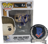 John Krasinski Signed Funko Pop Figure Jim Halpert The Office 1046 Beckett COA