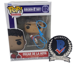 Oscar De La Hoya Signed Autographed Funko Pop #02 Boxing Golden Boy Beckett COA