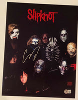 Corey Taylor Signed Autograph 11x14 Photo Slipknot Stone Sour Proof Beckett COA