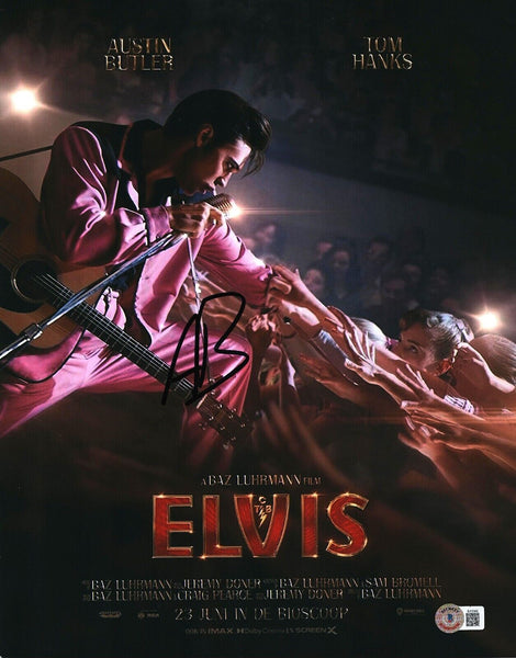 Austin Butler Signed Autograph Elvis Movie 11x14 Photo Presley Beckett COA