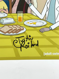 Justin Roiland Signed Rick and Morty Poster 12x18 Photo Autograph Beckett COA