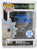 Justin Roiland Signed Funko Pop Rick and Morty Rick 1191 Autograph Beckett COA