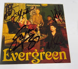 Pentatonix Ptx Signed Autograph Evergreen Framed Matted CD Display x5 ACOA COA
