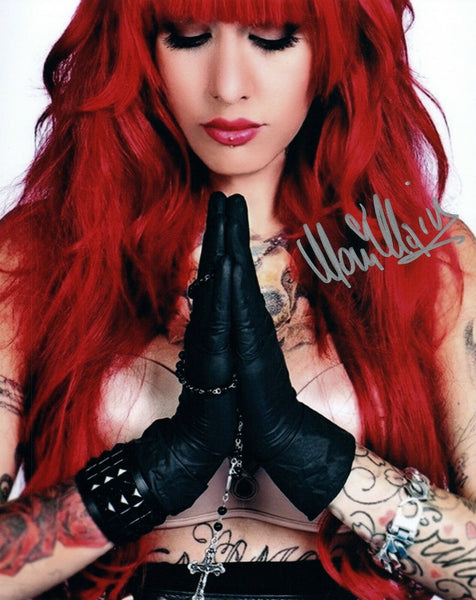 Moni Marino Signed Autographed 8x10 Photo Tattoo Artist Hot Sexy COA VD