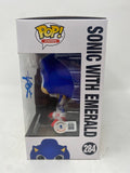 Ben Schwartz Signed Funko Pop Sonic The Hedgehog Emerald 284 Autograph BAS COA