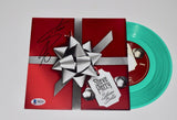 Steve Perry Signed Silver Bells Christmas 7" Vinyl Set Journey Beckett BAS COA