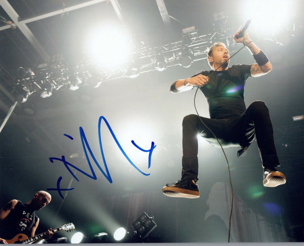 Tim McIlrath Signed Autograph 8x10 Photo RISE AGAINST Lead Singer COA