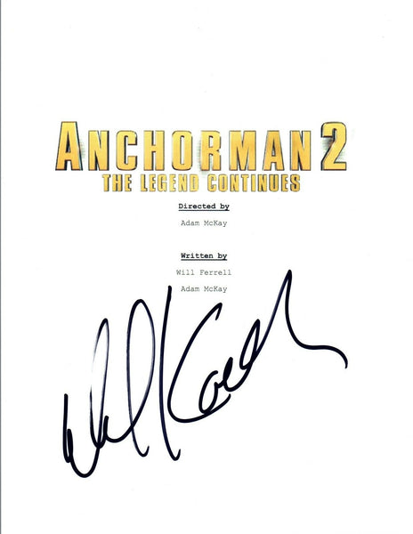 David Koechner Signed Autographed ANCHORMAN 2 THE LEGEND CONTINUES Script COA VD