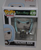 Dan Harmon Signed Autographed Rick and Morty TEACHER RICK Funko Pop Figure COA