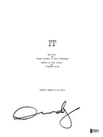 ANDY MUSCHIETTI Signed Autographed IT Movie Script BAS Beckett COA