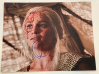 Emilia Clarke Signed Autographed 11x14 Photo GAME OF THRONES Daenerys COA VD