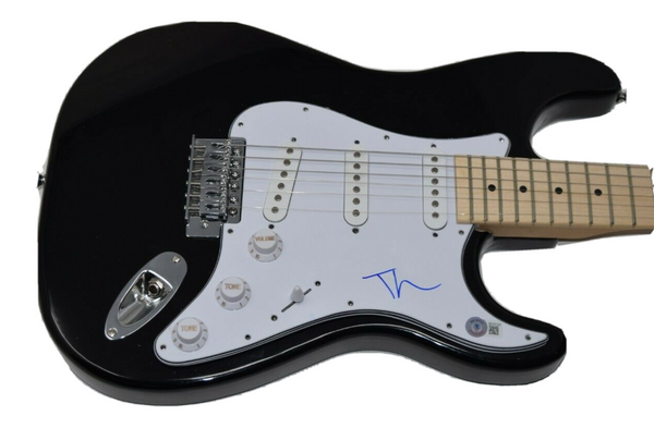 Thomas Raggi Signed Autographed Electric Guitar Maneskin Guitarist Beckett COA
