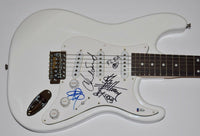 Red Hot Chili Peppers Signed Electric Guitar x4 Anthony Kiedis Flea Beckett COA