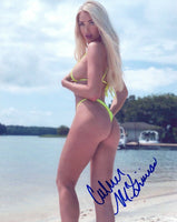 Colleen McGinnis Signed Autograph 8x10 Photo Sexy Model COA
