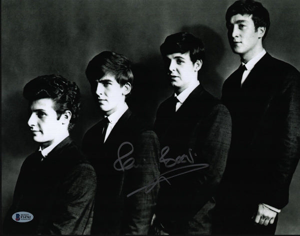 Pete Best Signed Autographed 11x14 Photo The Beatles Drummer Beckett COA