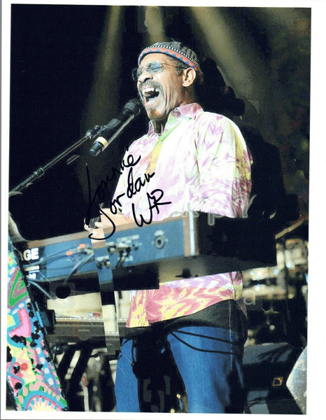 Lonnie Jordan Signed Autographed 8x10 Photo WAR Lead Singer COA VD