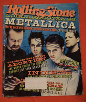 Metallica Full Band Signed Autographed Rolling Stone Magazine Early 1996 Sigs