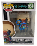 Dan Harmon Signed Rick and Morty with Glorzo Funko Pop 954 Autograph Beckett COA
