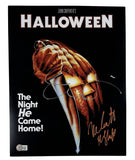 Jamie Lee Curtis & Nick Castle Halloween Signed 11x14 Photo Autograph BAS COA