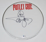 Tommy Lee Signed Autographed 12" Drumhead MOTLEY CRUE Beckett BAS COA