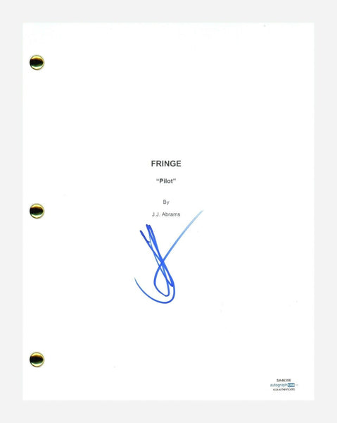 JJ Abrams Signed Autographed Fringe Pilot Script Screenplay ACOA COA