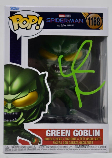 Willem Dafoe Signed Funko Pop Green Goblin Spider-Man Autograph 1168 Beckett COA