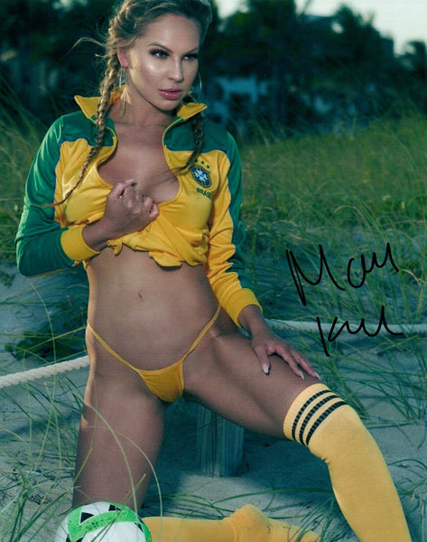 Maisa Kehl Signed Autographed 8x10 Photo Hot Sexy Model Playboy Playmate COA
