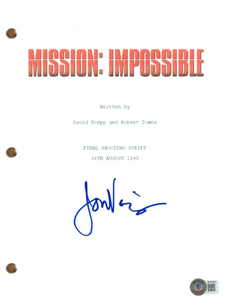 Jon Voight Signed Autograph Mission Impossible Full Movie Script Beckett COA