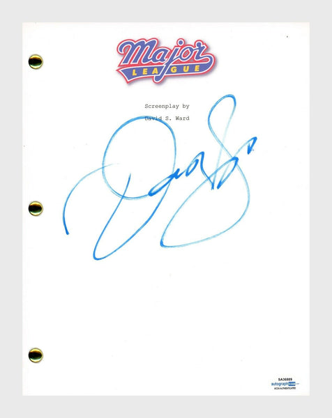 Wesley Snipes Signed Autographed MAJOR LEAGUE Movie Script ACOA COA